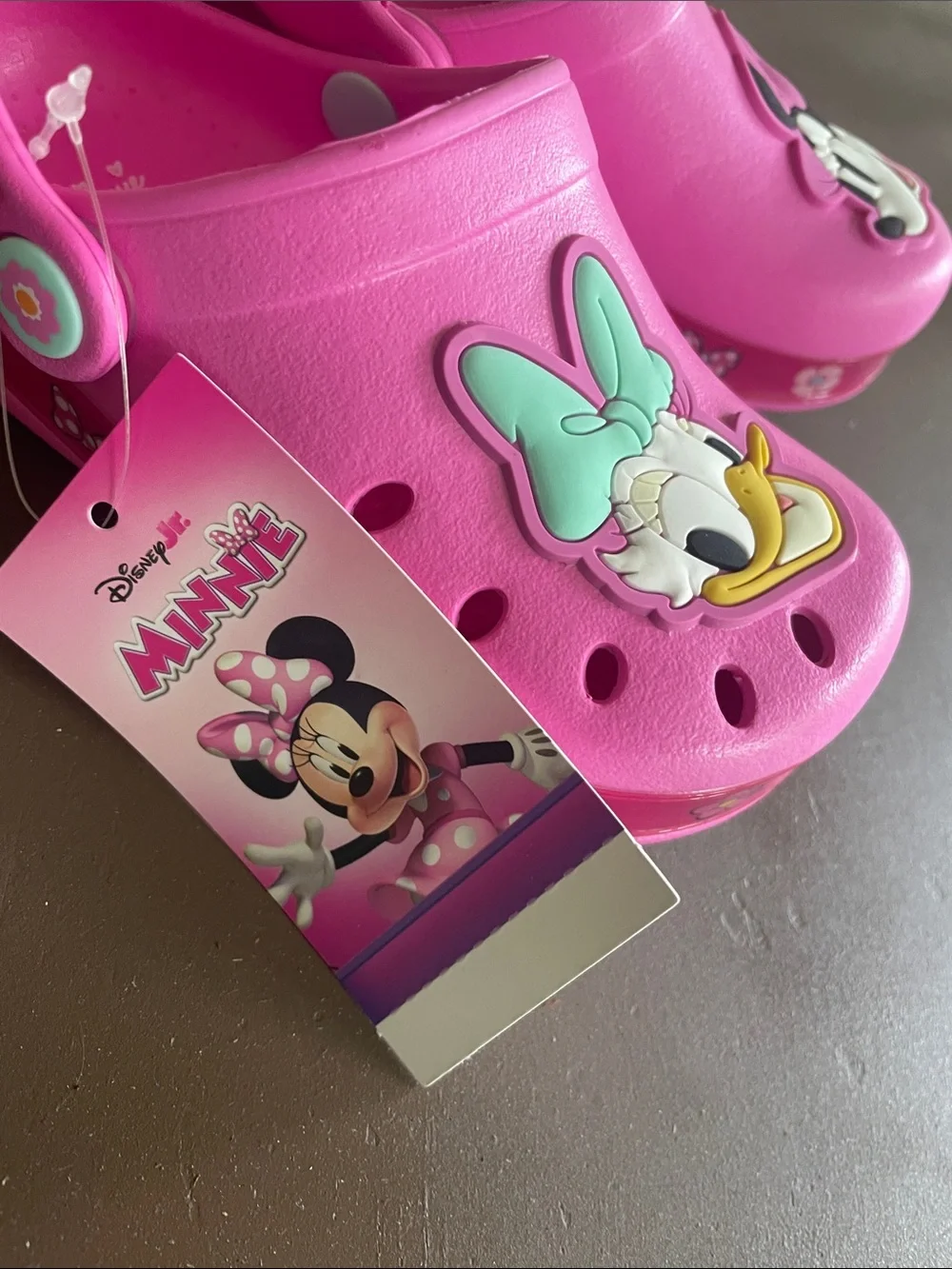 Disney Toddler Girls Minnie Mouse and Daisy Duck Clog Sandals Size 7/8